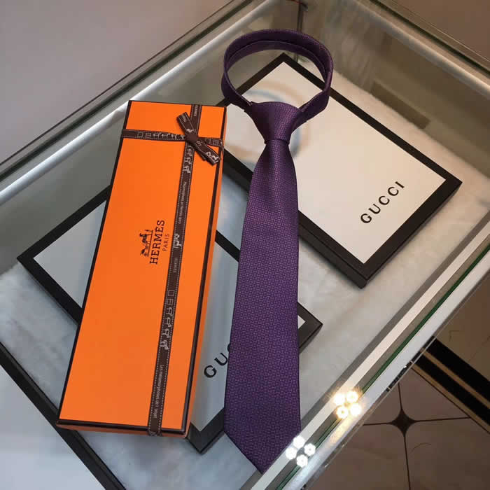 Classic Men Business Luxury Tie Replica Top Quality Hermes Ties 10